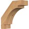 Ekena Millwork 5 1/2"W x 16"D x 16"H Merced Smooth Knee Brace, Western Red Cedar BRC06X16X16MRC00SWR - alternate 1